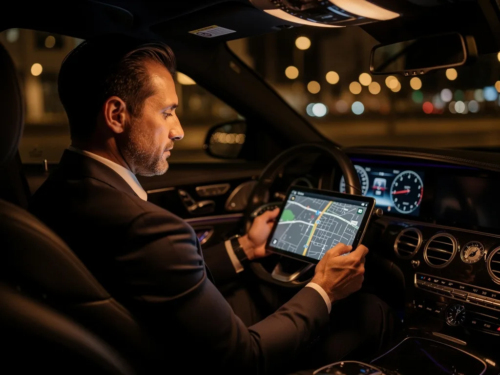 Chauffeur DCS-VTC préparant une mission