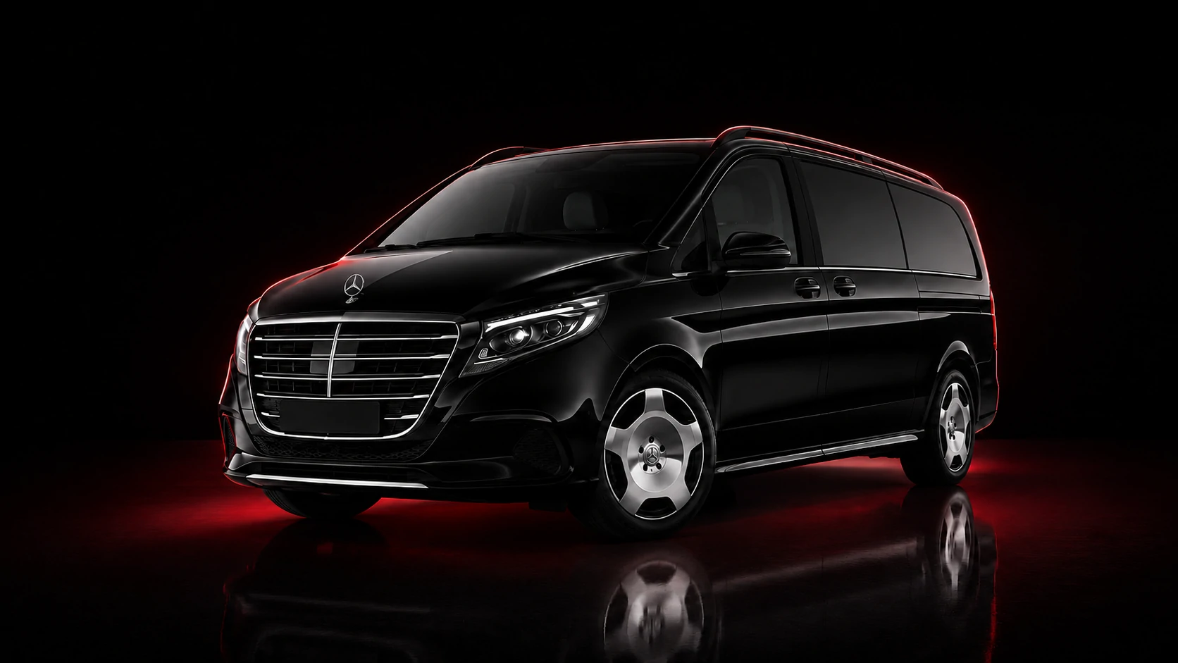 Mercedes-Benz Classe V Executive avec chauffeur privé VTC pour groupes et transferts en France